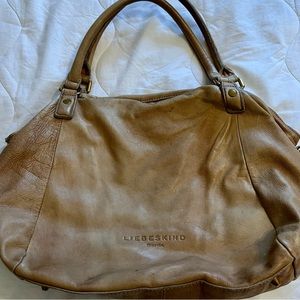 Liebeskind Tan Leather Satchel